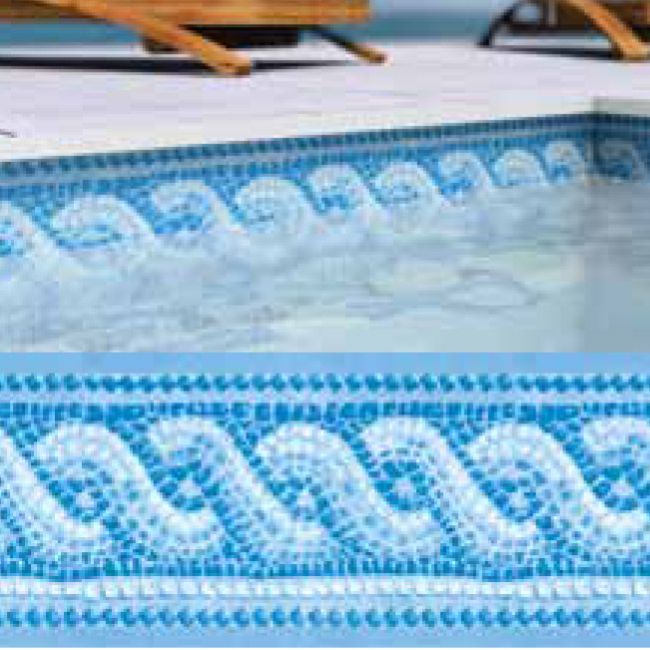 Bandeau - Pompei bleu