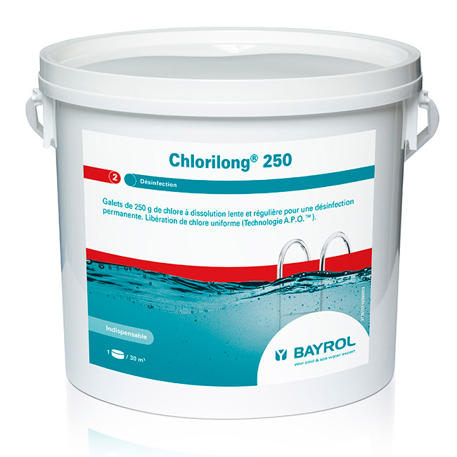 Chlore - Chlorilong 250Bayrol La Coopérative des Pisciniers