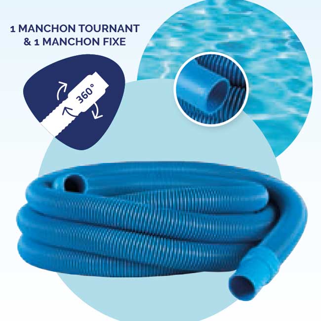 Tuyau flottant standard piscine manchon