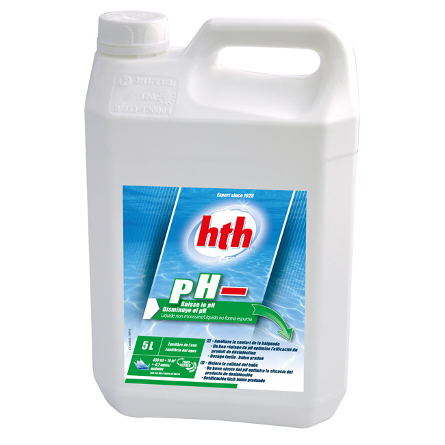 PH - PH moins liquide -15HTH - Lonza La Coopérative des Pisciniers