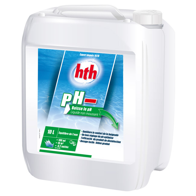 PH - PH Moins Liquide - 54% hthHTH - Lonza La Coopérative des Pisciniers