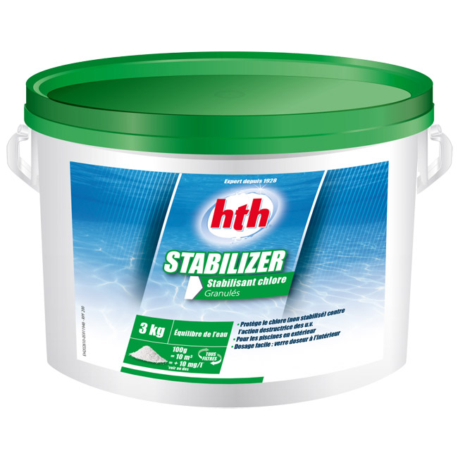 STABILIZER granulés hth La Coopérative des Pisciniers