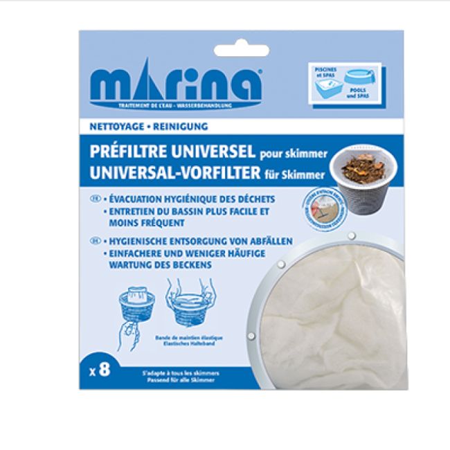 Marina® PRÉFILTRE UNIVERSEL POUR SKIMMER x8