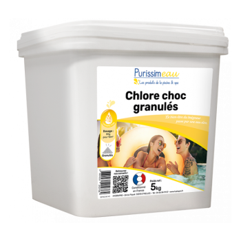 Chlore choc granulés - 10 kg