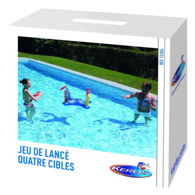 Jeu de lancé quatre cibles