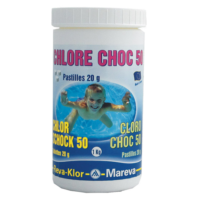 Chlore - CHLORE CHOC 50Mareva La Coopérative des Pisciniers