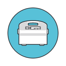 Indicateur de filtre plein et de départ différé