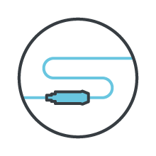 Système Swivel empêche entortillement câble