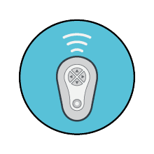 Télécommande pour manœuvres manuelles