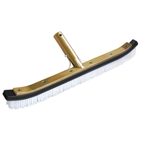 Brosse murale a structure metallique couleur or (gold) La Coopérative des Pisciniers