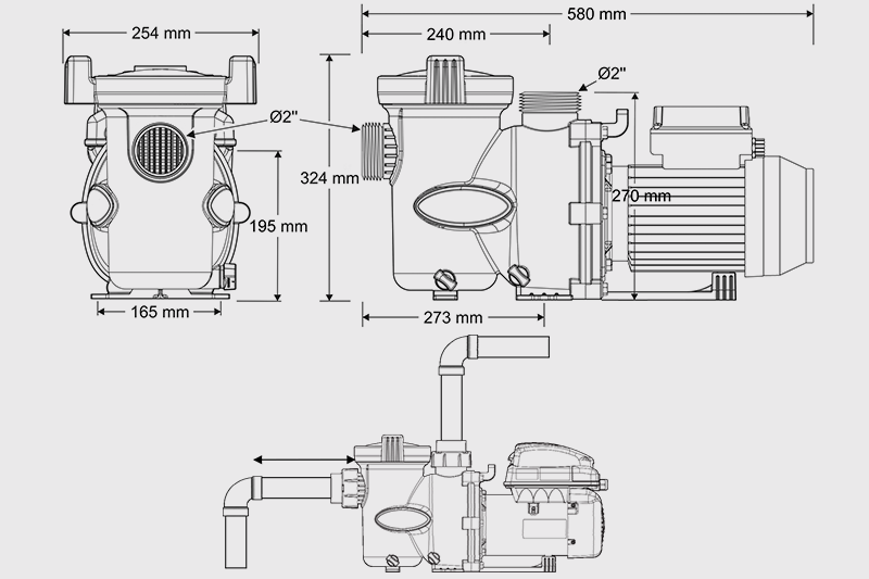 Pompe FloProTM e3 Zodiac